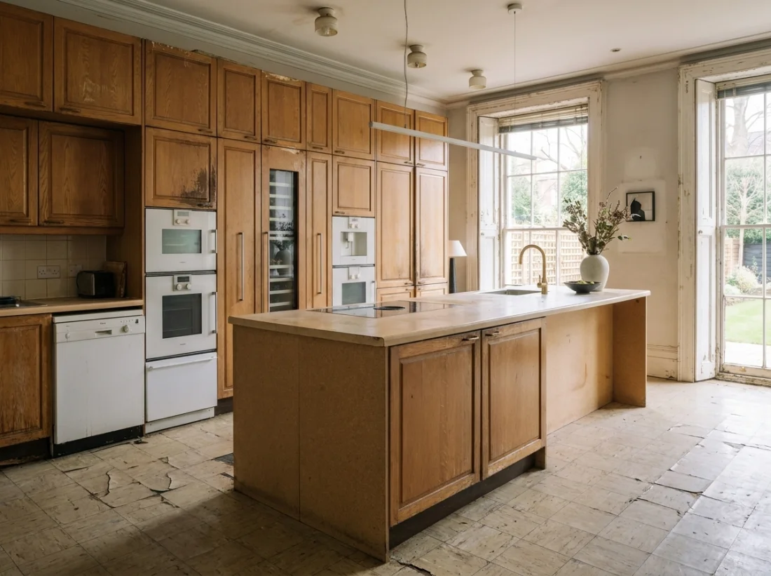 Bespoke Kitchen Installation - Before