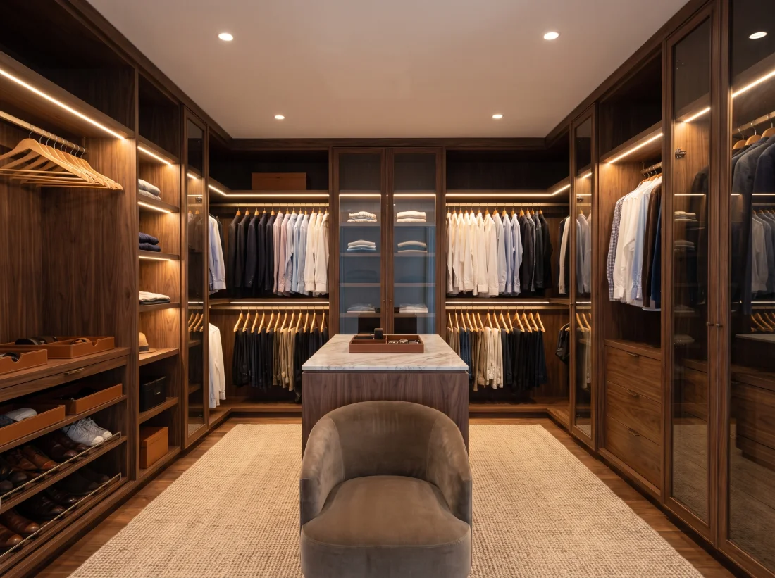 Fitted Walk-In Wardrobe - After