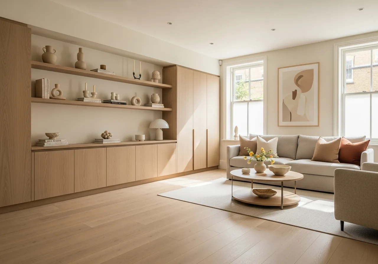 Beautifully finished modern London living space by GnD Build