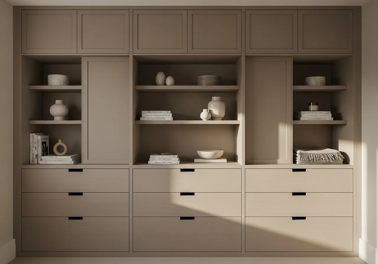 Bedroom storage by GnD Build, London