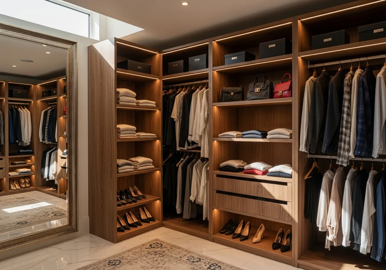 Walk-in wardrobes by GnD Build, London