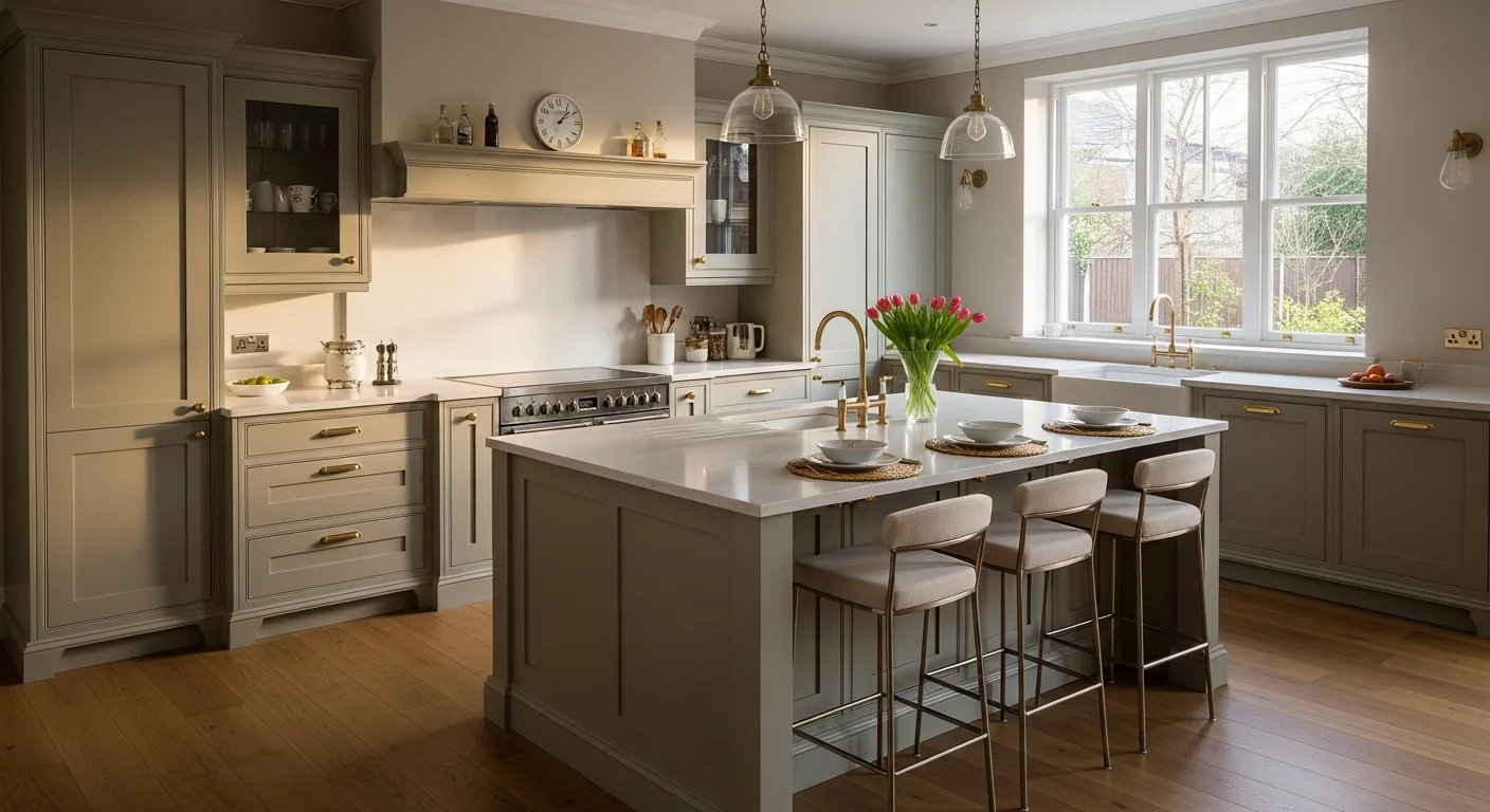Bespoke fitted kitchen project in a London family home